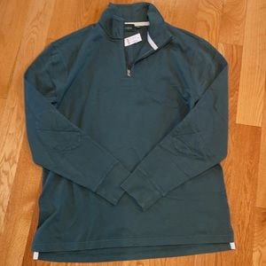 Green quarter zip!